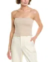 Enza Costa Essential Strappy Tank In Gray