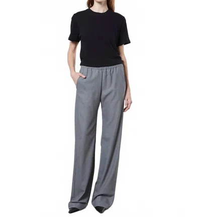 Enza Costa Everywhere Suit Pant In Gray In Black