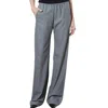 Enza Costa Everywhere Suit Pant In Gray In Black