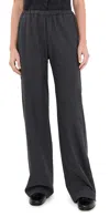 Enza Costa Everywhere Suit Pants Charcoal In Gray