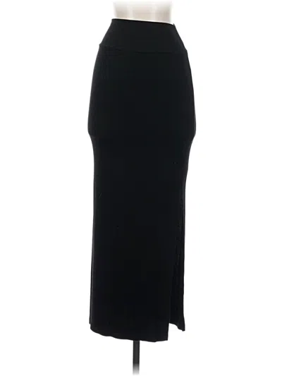 Pre-owned Enza Costa Formal Skirt In Black