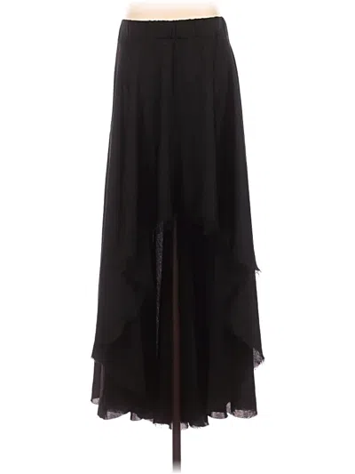 Pre-owned Enza Costa Formal Skirt In Black
