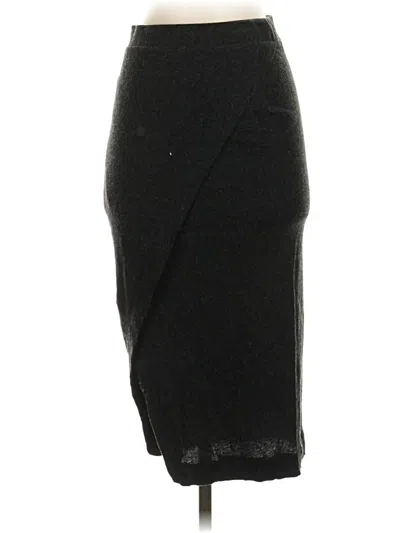 Pre-owned Enza Costa Formal Skirt In Black