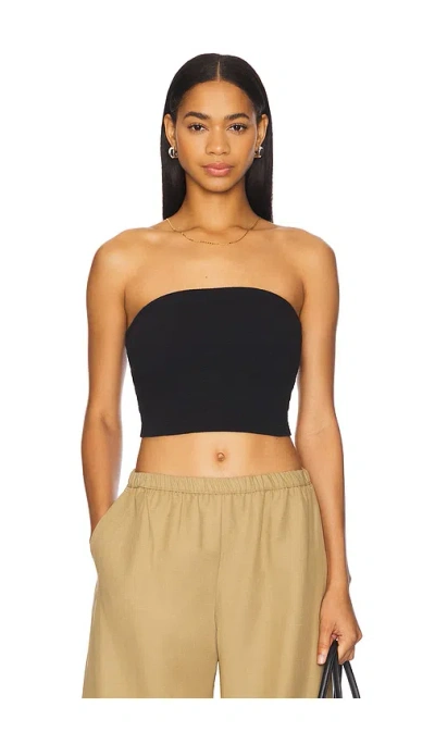 ENZA COSTA JACQUARD BANDEAU TOP