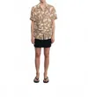 Enza Costa Jacquard Mini Skirt In Black In Multi