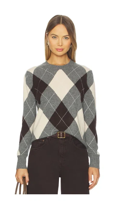 Enza Costa Knit Cashmere Sweater Â€“ Å¤šè‰²è�±å½¢èš±çº¹. Å°ºç � M (also Â€“ L, S, Xs). In Multi