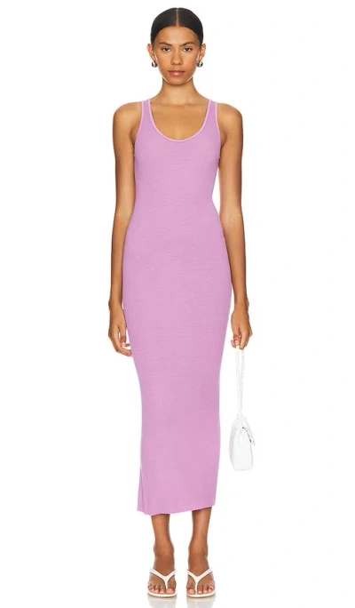 Enza Costa Knit Maxi Dress In Pink