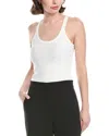 ENZA COSTA KNIT STRAPPY LINEN-BLEND TANK