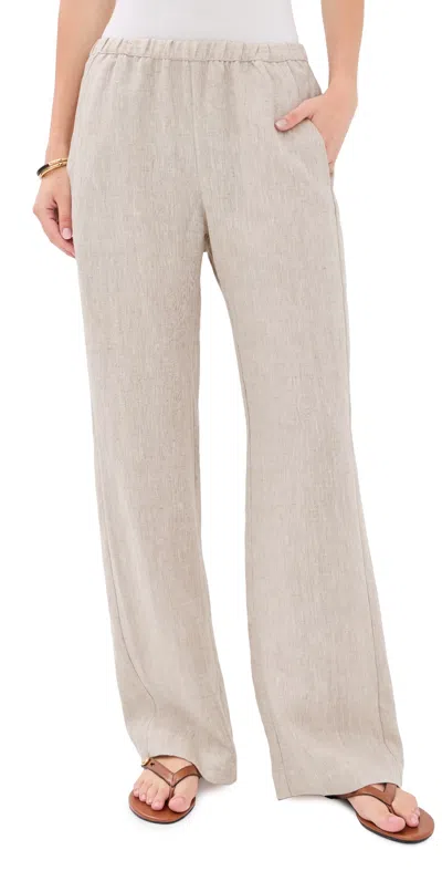 Enza Costa Linen Everywhere Pants Jute Heather