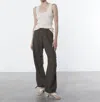 Enza Costa Linen Knit Scoop Tank In Bone In Beige