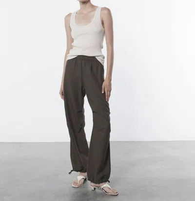 Enza Costa Linen Knit Scoop Tank In Bone In Beige