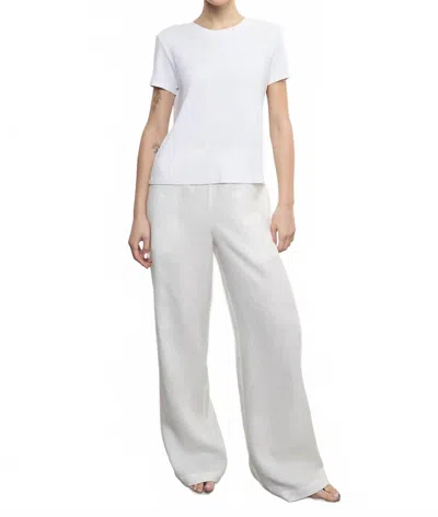 Enza Costa Linen Resort Pant In Undyed In Neutral