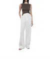 Enza Costa Linen Trouser In Undyed In Multi