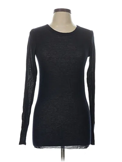 Pre-owned Enza Costa Long Sleeve T-shirt In Black