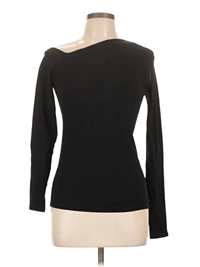 Pre-owned Enza Costa Long Sleeve T-shirt In Black
