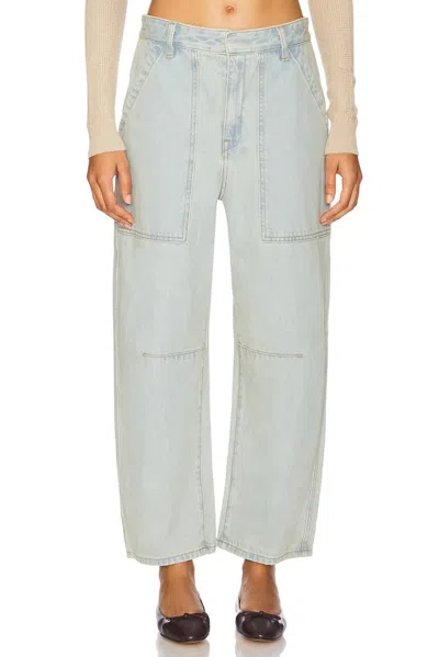 Enza Costa Marine Utility Pant In Nostalgia Wash In Blue