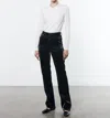 ENZA COSTA MATTE JERSEY L/S WRAP BODYSUIT IN OFF WHITE