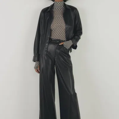 ENZA COSTA MESH LONG SLEEVES TURTLENECK