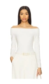 ENZA COSTA OFF SHOULDER TOP