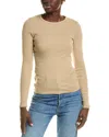 Enza Costa Pointelle Shirt In Brown