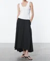 Enza Costa Puckered Tank In White In White