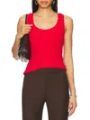 Enza Costa Puckered Tank Top