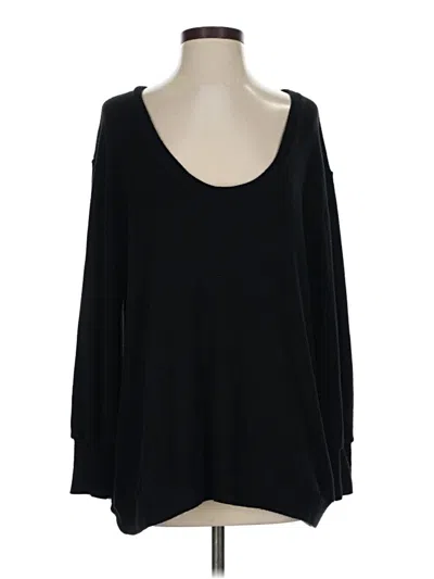 Pre-owned Enza Costa Pullover Sweater In Black