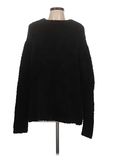 Pre-owned Enza Costa Pullover Sweater In Black