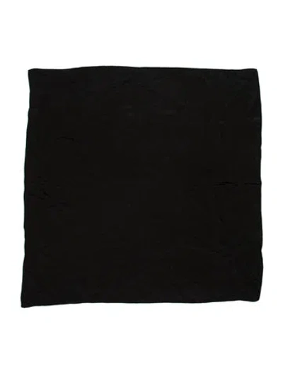 Pre-owned Enza Costa Scarf In Black