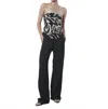 Enza Costa Scarf Top In Abstract Tropical In Multi