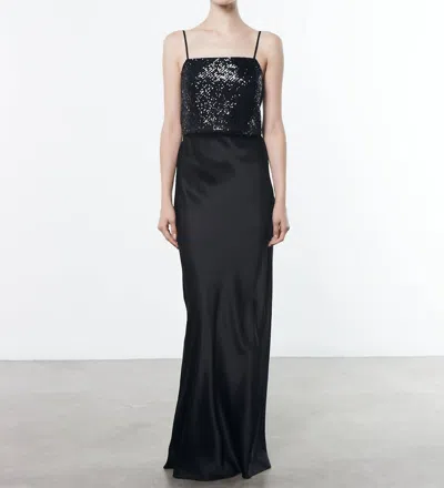 Enza Costa Sequin Cami In Black