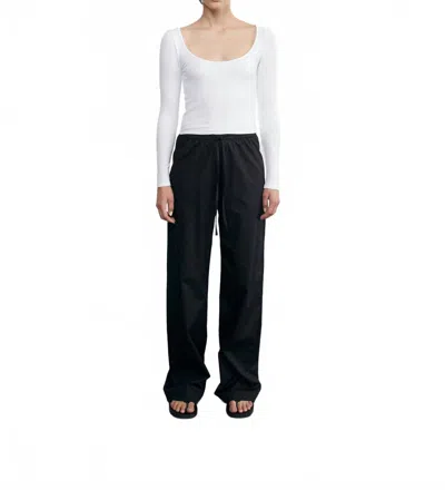 Enza Costa Silk Knit Ballet Top In White