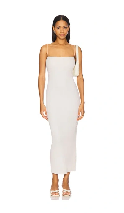Enza Costa Silk Knit Essential Strappy Dress In 帆布鞋