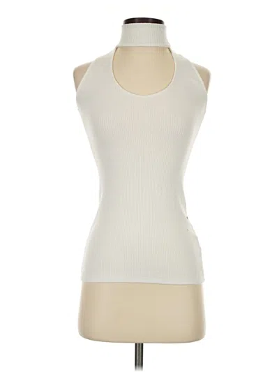 Pre-owned Enza Costa Sleeveless T-shirt In Ivory