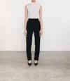 Enza Costa Sleeveless Twist Top In Salt In White