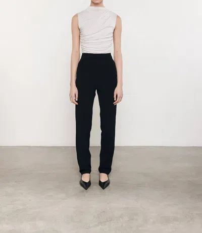 Enza Costa Sleeveless Twist Top In Salt In White