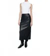 Enza Costa Sleeveless Twist Top In White In White