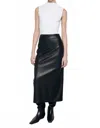 Enza Costa Sleeveless Twist Top In White In White