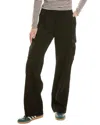 Enza Costa Twill Easy Linen-blend Pant In Black