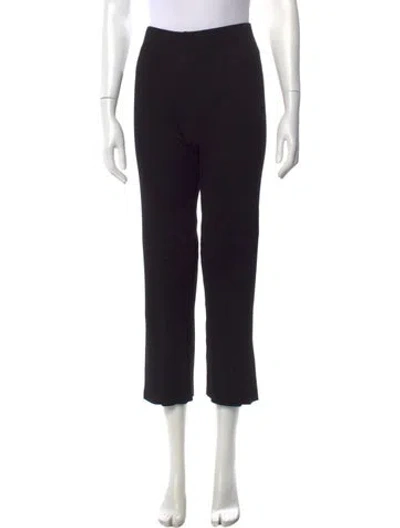 Pre-owned Enza Costa Straight Leg Pants In Black