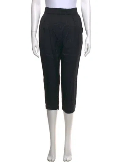 Pre-owned Enza Costa Straight Leg Pants In Black