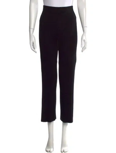 Pre-owned Enza Costa Straight Leg Pants In Black