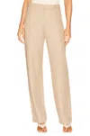 ENZA COSTA STRAIGHT LEG TROUSER IN CLAY