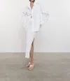 Enza Costa Stretch Silk Knit Essential Skirt In White In White