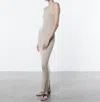 Enza Costa Stretch Silk Knit Maxi Tank Dress In Multi