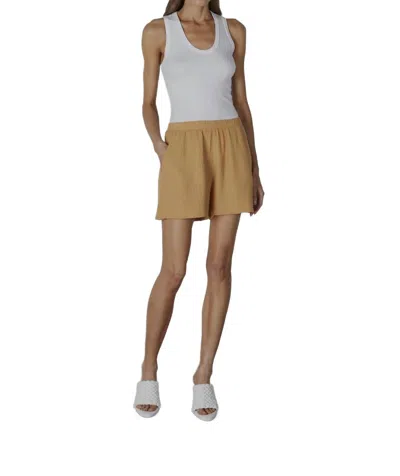 Enza Costa Supima Cotton Bold U Racer Tank In White