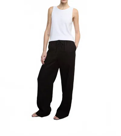 Enza Costa Supima Cotton Easy Tank In White In Animal Print