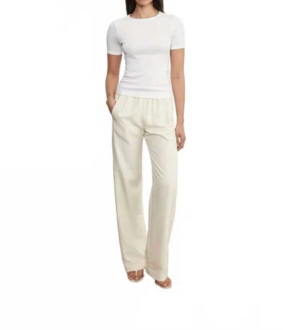 Enza Costa Supima Cotton New Classic Short Sleeve Tee In White