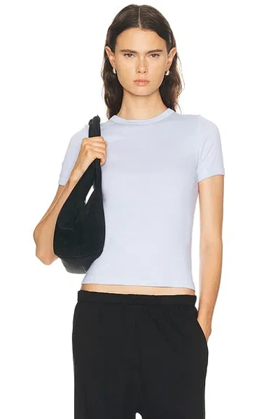 Enza Costa Supima Cotton New Classic Short Sleeve Tee In White