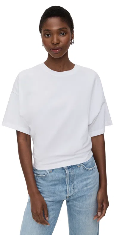 Enza Costa Supima Curve Tee White